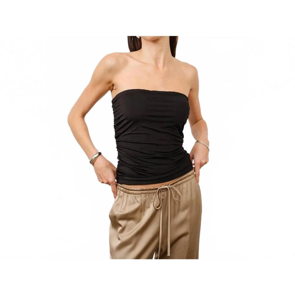NEW LOUCIA juliet tube top in black